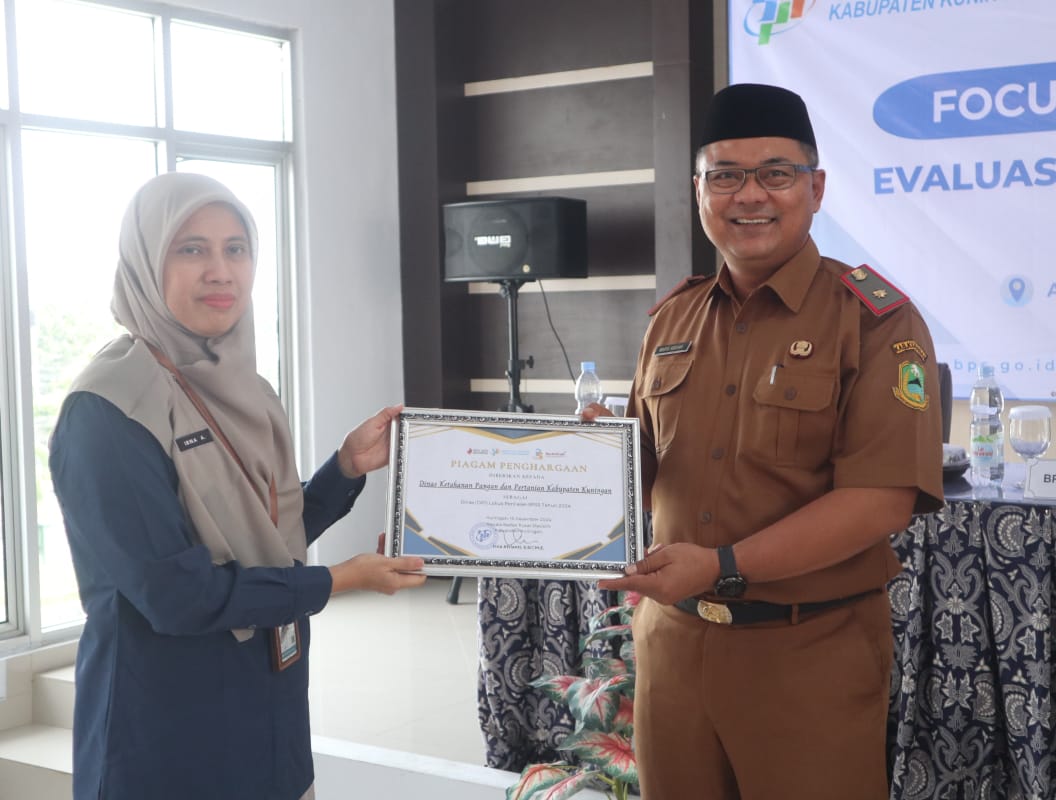 Penghargaan Bergengsi Dari BPS Kembali Diraih Diskatan Kabupaten Kuningan Di Tahun 2024 Ini