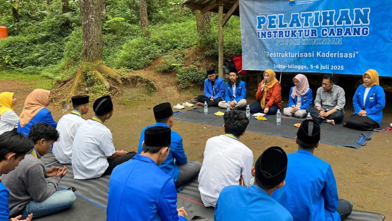 Di Pelatihan Instruktur Cabang Gelaran PMII Wakil Bupati Kuningan Bahas Pentingnya Kaderisasi