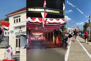 Luar Biasa, Sang Saka Merah Putih Membentang Sepanjang Jalan Desa Widarasari1