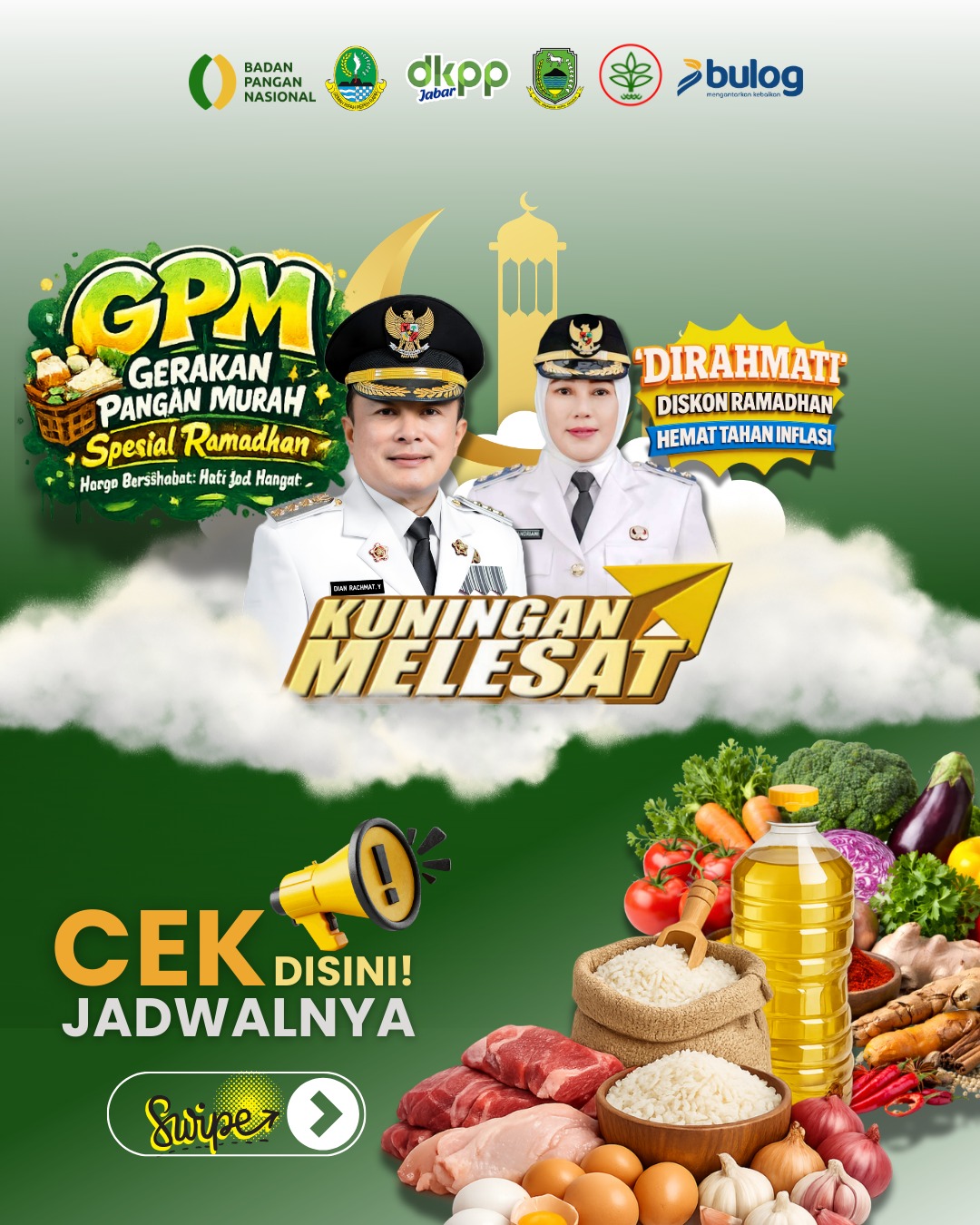 Inilah 15 Kecamatan Yang Menjadi Lokasi Gelaran Pasar Murah Ramadan 2026 Di Kabupaten Kuningan
