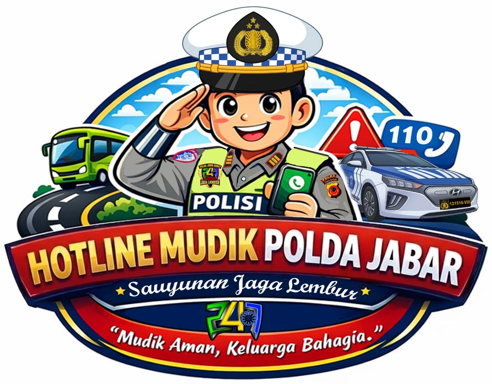 Polda Jabar Luncurkan Layanan Hotline Mudik Untuk Masyarakat Mendapatkan Bantuan Mudah dan Cepat Saat Perjalanan Pulang Kampung
