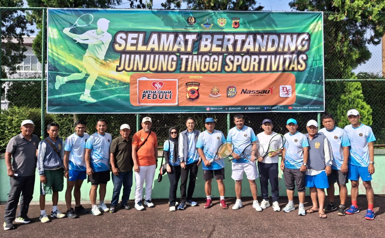 Kontingen Tenis Lapang Kabupaten Kuningan Lolos 8 Besar di Babak Kualifikasi Event Turnamen Tenis Beregu Piala PELTI Jabar 2026