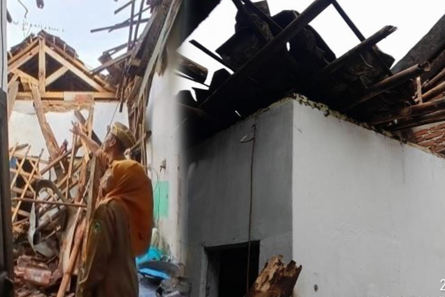 Atap Ambruk Hingga Rumah Tak Bisa Dihuni, Bujangan Sebatang Kara Ini Berharap Bisa Kembali Memiliki Tempat Tinggal Laik