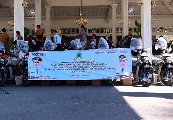 Dinilai Peran Vitalnya Dalam Sistem Perpajakan Berprestasi, Puluhan Desa di Kuningan Raih Penghargaan dan Bantuan Kendaraan