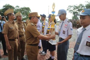 SMPN 2 dan SMKN 1 Sabet Juara 1 Lomba Senam Kreasi Kuningan Melesat