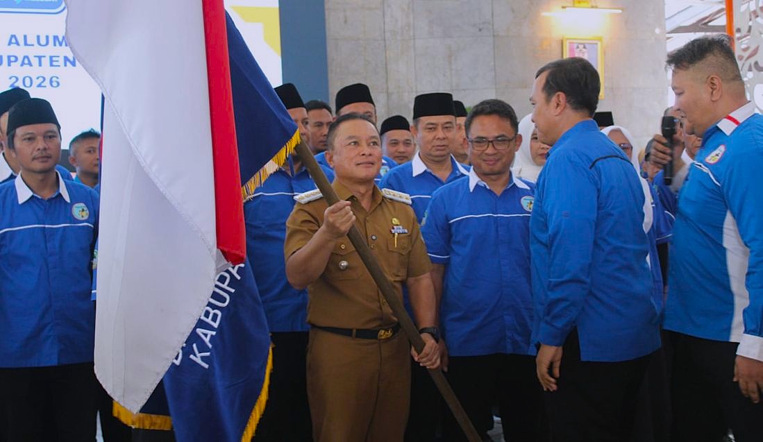 Semangat Tumbuhnya Regenerasi Serta Kolaborasi Terwujud Dalam Pelantikan Ketua DPD KNPI dan Korps Alumni KNPI Kabupaten Kuningan