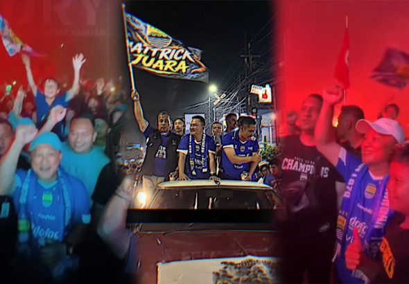 Tembus Guyuran Hujan Bobotoh Sambut Kemenangan Persib Bersama Bupati Kuningan2