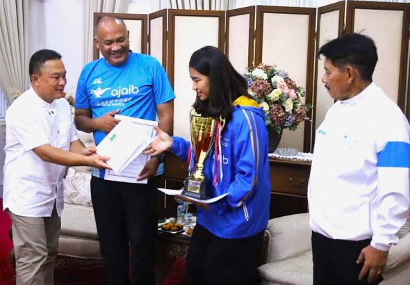 Tim Putri Wahana Ajaib Kuningan Torehkan Sejarah Kuningan Raih Juara Olahraga Bola Voli Tingkat Nasional