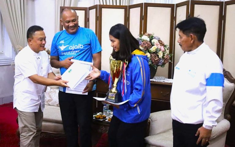 Tim Putri Wahana Ajaib Kuningan Torehkan Sejarah Kuningan Raih Juara Olahraga Bola Voli Tingkat Nasional