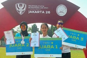 Atlet Atletik Kuningan Kembali Pecahkan Rakor Nasional, Kali Ini Dari Murid SMPN Cilimus Di Nomor Lompat Tinggi Putri U16