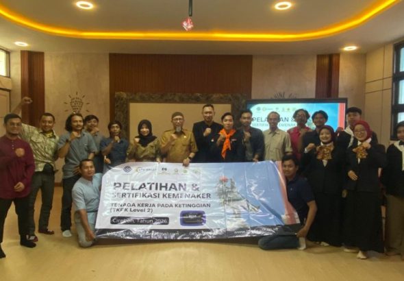 Cetak Tenaga Profesional Ketinggian, LPK BRAST Gandeng MAHAPEKA Cirebon Gelar Pelatihan Level 2