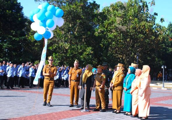 Di Peringatan Harganas ke-33 Bupati Kuningan Soroti Ancaman Gawai dan VUCA bagi Keluarga