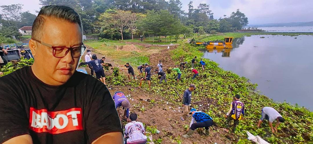 Garpu Sendok Mempertegas Penyelamatan Waduk Darma Dari Hama Eceng Gondok Adalah Tanggung Jawab Bersama