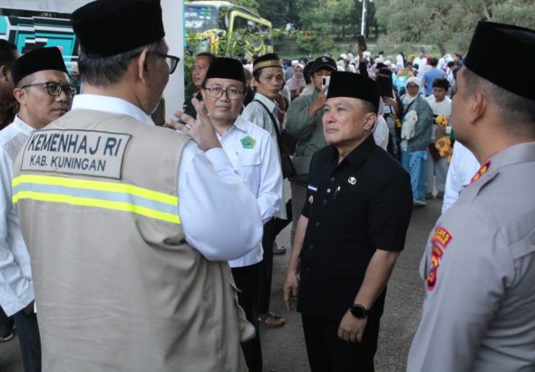 Jemaah Haji Kuningan Tiba