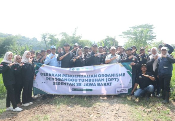 Kabupaten Kuningan Kembali Mendapat Kepercayaan Dari Kementrian Pertanian RI Menjadi Lokasi Gerdal Hama Terpadu