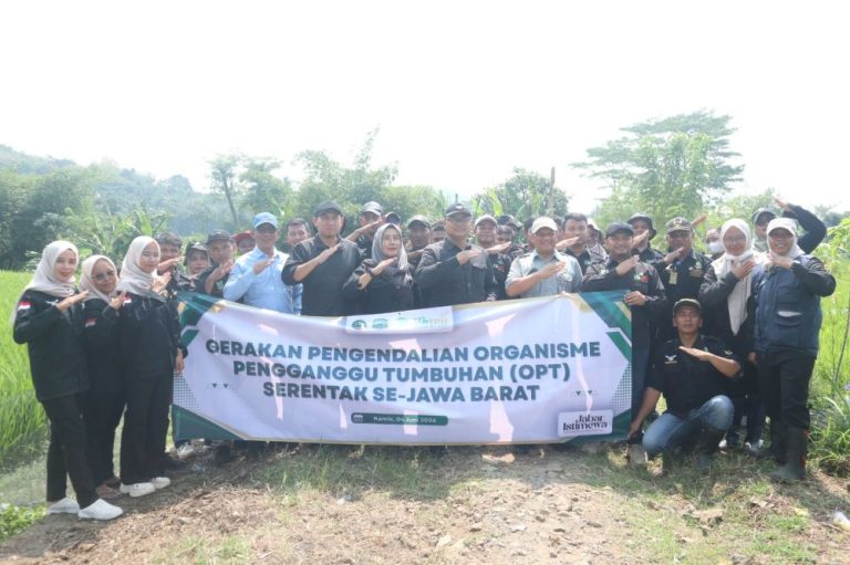 Kabupaten Kuningan Kembali Mendapat Kepercayaan Dari Kementrian Pertanian RI Menjadi Lokasi Gerdal Hama Terpadu