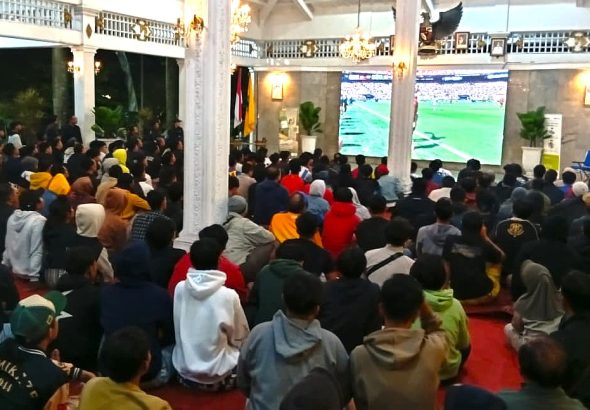 Suasana Nobar Final Piala Dunia 2026 di Pendopo Kuningan Pecah Saat Spanyol Tekuk Argentina 1-0