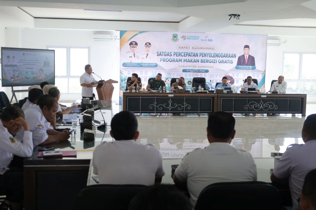 Bupati Kuningan Tegaskan Keberhasilan MBG Ditentukan Zero Tolerance Keracunan dan Larang Pejabat Main Proyek