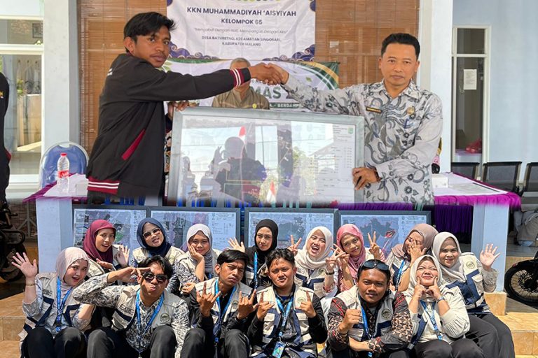 KKN MAS 65 Petakan 4 Dusun di Baturetno Malang, Batas RT yang Selama Ini Buram Kini Jelas