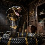 King Kobra Sepanjang 3,5 Meter Teror Pesantren di Kuningan