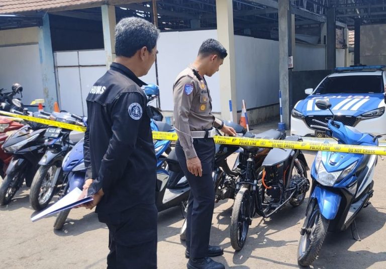 Polres Kuningan Gagalkan Balap Liar di Jalan Baru, 26 Remaja dan 15 Motor Diamankan