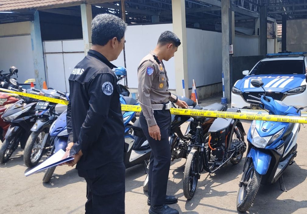 Polres Kuningan Gagalkan Balap Liar di Jalan Baru, 26 Remaja dan 15 Motor Diamankan